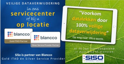 Blancco Siso Silver Service Partner Gold Itad Partner